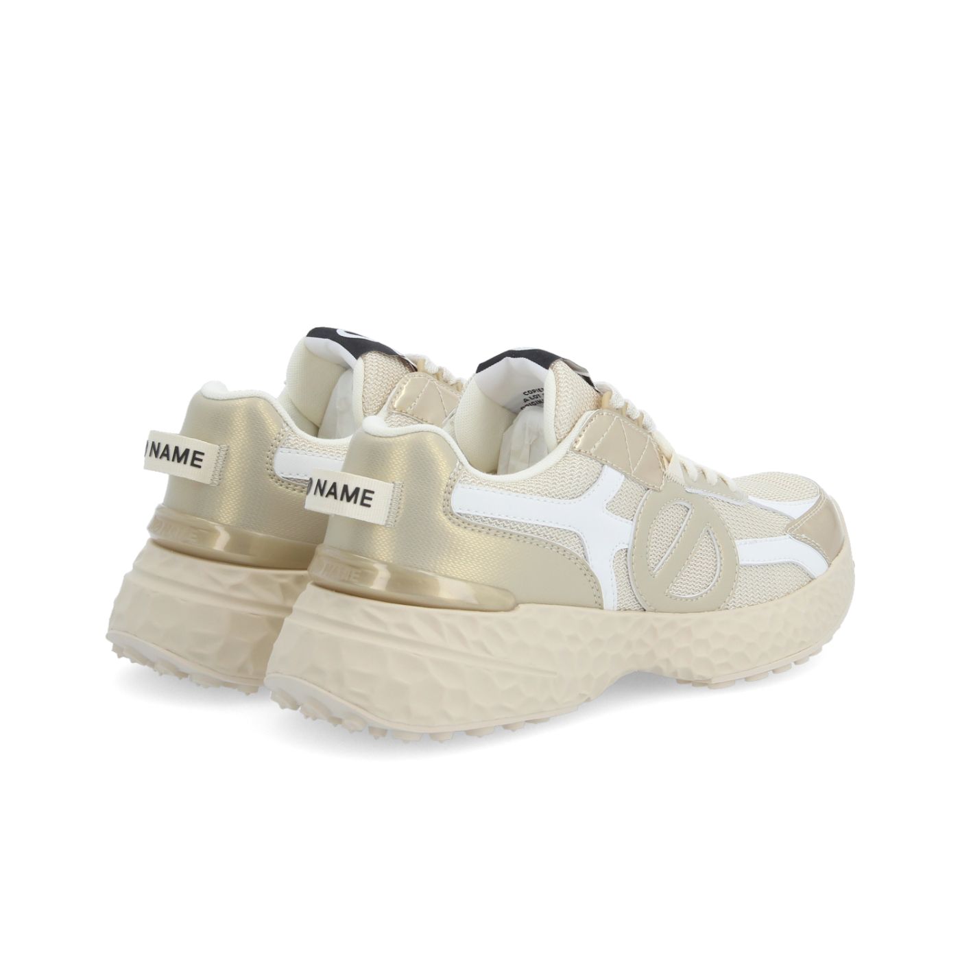 CARTER 2.0 RUNNER W - KNIT/MAT/STAMP - BEIGE/DORE